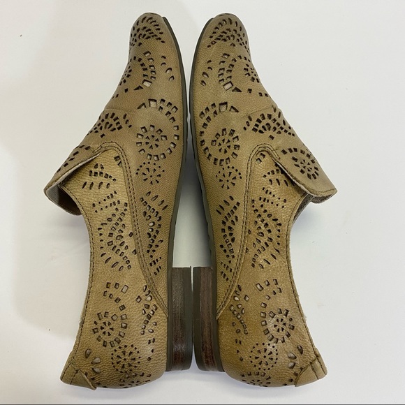 OTBT Upland Leather Loafers size 7.5M slip-on Flats - Picture 5 of 8